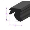 Sold By The Foot - Roof Rail Seal, for Hardtops-LP 120-I