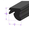 Roof Rail Seal, for Hardtops.  Sold by the foot-LP 120-I
