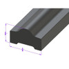 Sold By The Foot - Cowl and Hood Seal. All rubber-LP 14-I