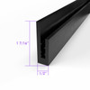 Large "U" Channel.  For covering rough fiberglass edges-LP 23-D