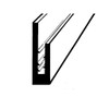 Sold By The Foot - Large "U" Channel. For covering rough fiberglass edges-LP 23-D
