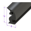 Sold By The Foot - Rear Window Seal, for 2-Door and 4-Door-LP 30-P
