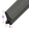 Sold By The Foot - Door Side Seal, Without Clips (for seal with clips-LP 40-K