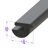 Sold By The Foot - Trunk Seal. Sponge rubber-LP 56
