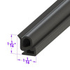Sold By The Foot - Full Steel Front Door Seal-LP 48-C
