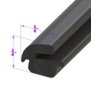 Trunk Seal.  Installs in trunk gutter.  Sponge Rubber-LP 50
