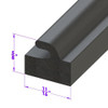 Sold By The Foot - Trunk Seal. For cars with wide gutters-LP 50-A