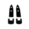 Trunk Hinge Pads.  4-1/8" long & 1-1/2" long.  Set-MP 1010-F