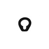 Trunk Lock Pad.  1-1/4" wide X 1-1/2" long.  Each-MP 1311-B