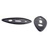 Tail-light Pads.  2-1/2" wide X 5-5/8" long.  Pair-MP 132