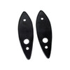 Headlight Pads.  3-1/4" wide X 11" long.  Pair-MP 383