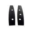 Mirror Mounting Pads.  Left side + remote (3-holes)-MP 622-F