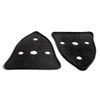 Headlight Pads.  3-7/8" wide X 5-1/8" long.  Pair-MP 799-Y