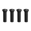 Door Lock Knob.  Made of Black rubber, self-threading Set of 4-RP 304-A