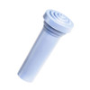 Door Lock Knob.  Made of Silver Blue rubber, self-threading Set of 4-RP 304-E