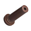 Door Lock Knob.  Made of Medium Brown rubber, self-threading Set of 4-RP 304-K
