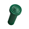 Door Lock Knob.  Made of Moss Green rubber, self-threading Set of 4-RP 304-N