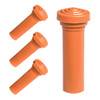 Door Lock Knob.  Made of Ember glow rubber, self-threading Set of 4-RP 304-O