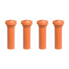 Door Lock Knob.  Made of Ember glow rubber, self-threading Set of 4-RP 304-O