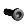 Door Lock Knob.  Black Rubber.  Pair-RP 306