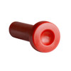 Door Lock Knob.  1-1/2" high.  Made of red rubber.  Pair-RP 306-A