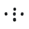 Flat Rubber Washers.  1/8" I.D., 3/8" O.D., 1/4" thick-UW 34