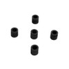 Flat Rubber Washers.  1/4" I.D., 3/8" O.D., 3/8" thick-UW 50
