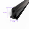 Rear Roll-up Window Seals, for Hardtops and Convertibles-VS 7-D
