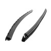 Rear Roll-Up Window Seals, 15-5/8" long.  Pair-VS 8