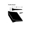 Flexible Window Scraper.  Used on outside side window-WC 24-A 27