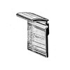 Outside Door Window Sweeper.  All rubber.  Sold by the foot-WC 27-/FT