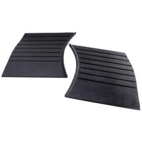 Gravel Shields.  Molded flat without metal backing plates-FS 23