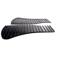 Gravel Shields.  Molded flat without metal backing plates-FS 33