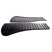 Gravel Shields.  Molded flat without metal backing plates-FS 33