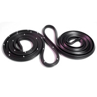 Front Molded Door Seals.  For 4-door sedan.  Pair R&L-LM 18-K