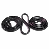Rear Molded Door Seals with Clips.  For 4-Door Sedan Only-LM 21-B/R