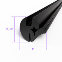Windshield and Fixed Side Window Seal.  Self-locking  -LP 101-B 50