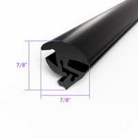 Windshield and Fixed Side Window Seal.  Self-locking  -LP 101-D 50