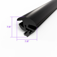 Windshield and Fixed Side Window Seal.  Self-locking  -LP 101-D 50