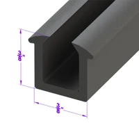 Sold By The Foot - Windshield and Rear Window Seal-LP 102