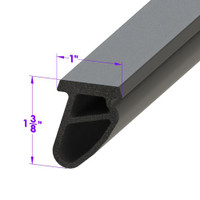 Roof Rail Seal.  Sold by the foot-LP 110-FA