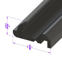 Roof Rail Seal.  Sold by the foot  -LP 110-MI