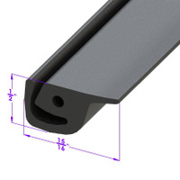 Fender Skirt Seal.  Sold by the foot  -LP 111-A