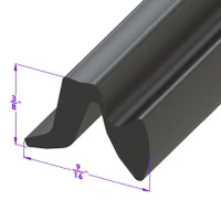 Sold By The Foot - Fender Skirt Seal-LP 111-B