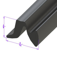 Fender Skirt Seal.  Sold by the foot  -LP 111-B