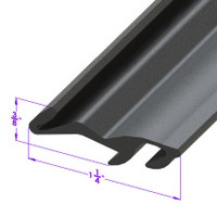 Fender Skirt Seal.  Sold by the foot-LP 111-D