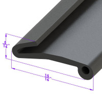 Fender Skirt Seal.  Sold by the foot-LP 111-E