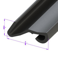 Fender Skirt Seal.  Sold by the foot-LP 111-J