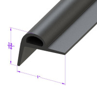 Top Bow to Header Seal, for Convertibles.  Sold by the foot-LP 112-M