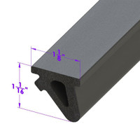 Roof Rail Seal.  Sold by the foot  -LP 120-C